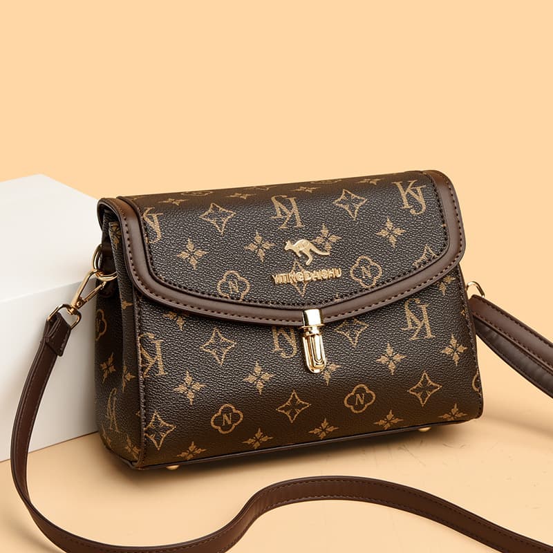 Crossbody Shoulder Bag for Women 2025 New Style Middle-aged Mom Bag Fashionable Small Square Bag Large Capacity