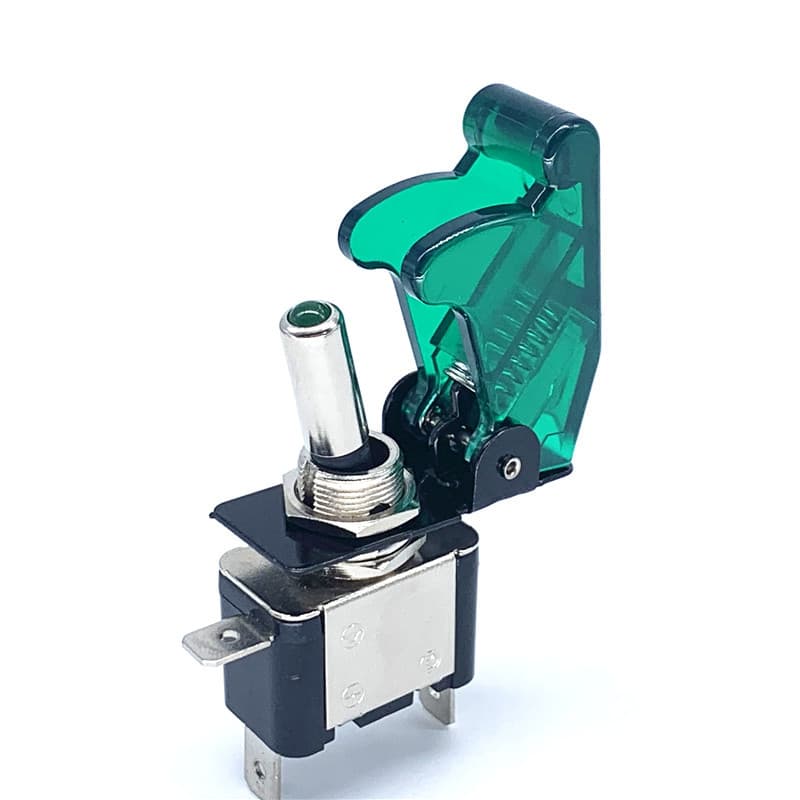 ASW-07D Illuminated Toggle Switch, Car Modification Switch, LED 12V/20A, Rocker Switch/Toggle Switch