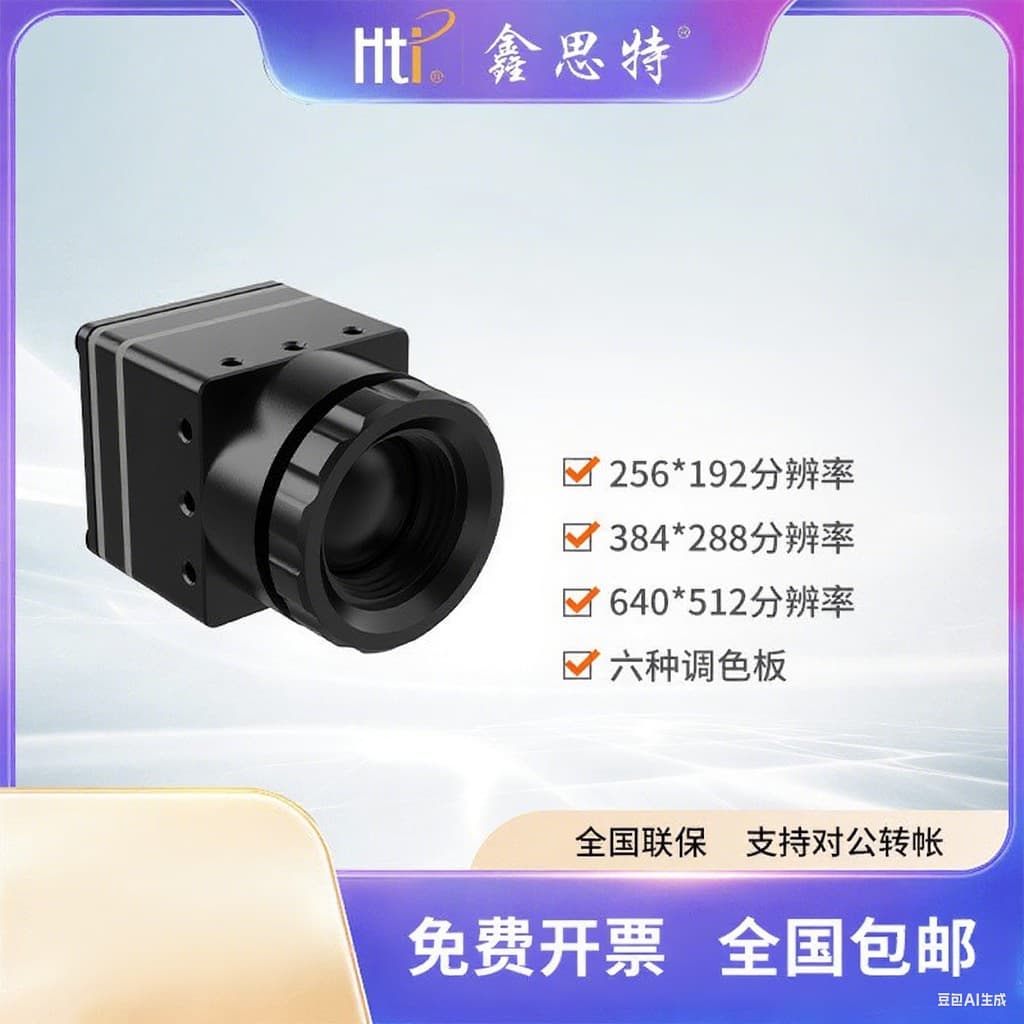 Thermal Imaging Lens Module for Temperature Measurement, Fire Detection, High-Rise Building Quality Inspection, Farms, and Electrical Applications