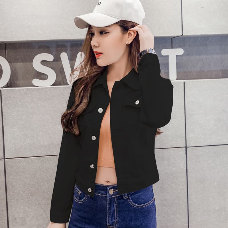 Denim Jacket Women Coats AliExpress Candy Color Short Denim Jacket Blouse for Women