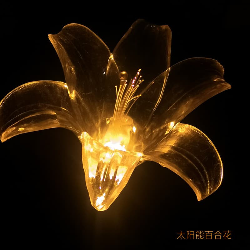 High-Quality LED Lily Stake Light, Foldable Villa Decorative Light, Solar Lawn Light, Garden Light, Motion Sensor