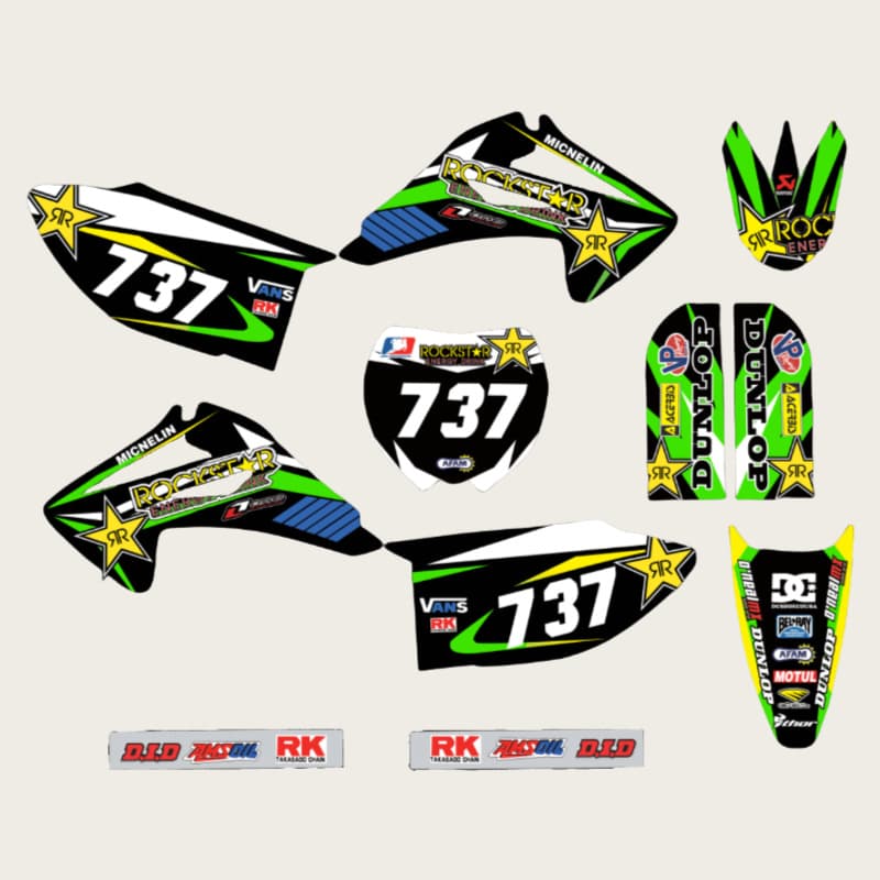 Dirt Bike Stickers Compatible with CQR Vehicle Wrap Film Decal Sticker Decoration A