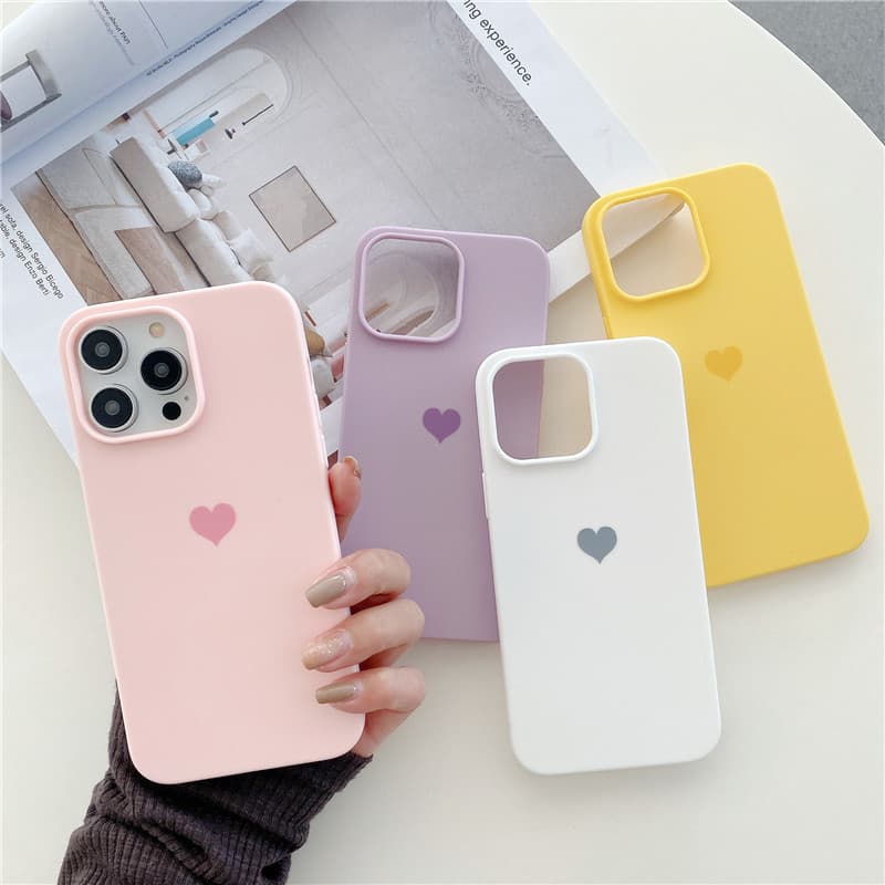 iPhone14 mobile phone case XR Apple 16Pro max small love 11 all-inclusive suitable for 17pro frosted all-inclusive 15