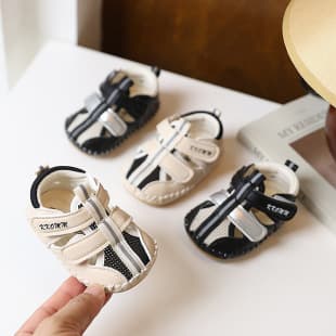 Baby Shoes Soft Sole Non-Slip Summer New Sandals Walking Shoes Beginner Baby Shoes 0-1 Year Breathable