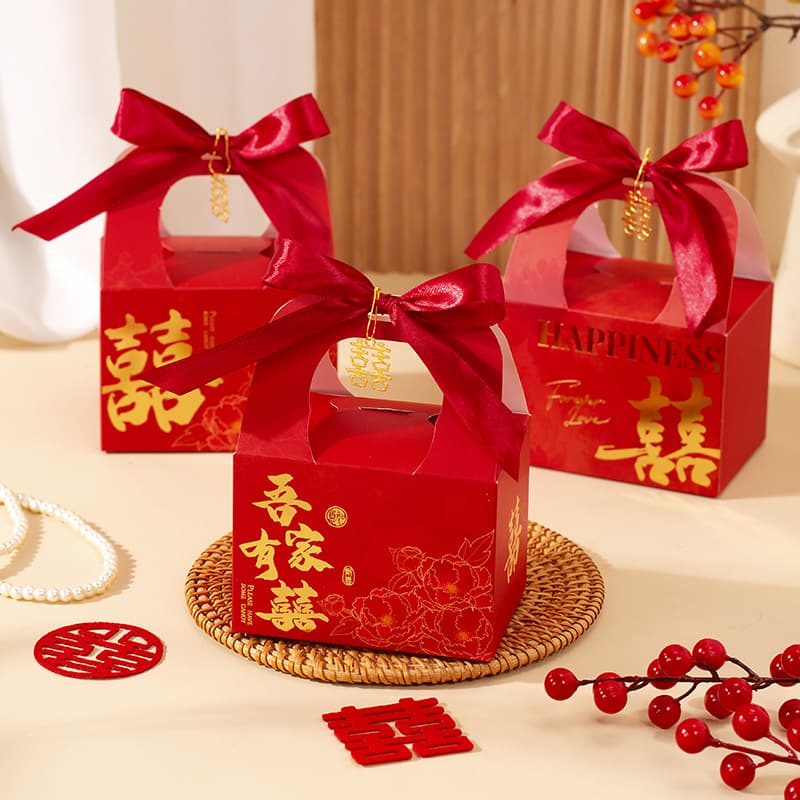 Sugar Box Wedding Candy Box 2026 New Style Candy Box Gift Bag Wedding Packaging Box Bag Empty Box Candy Bag