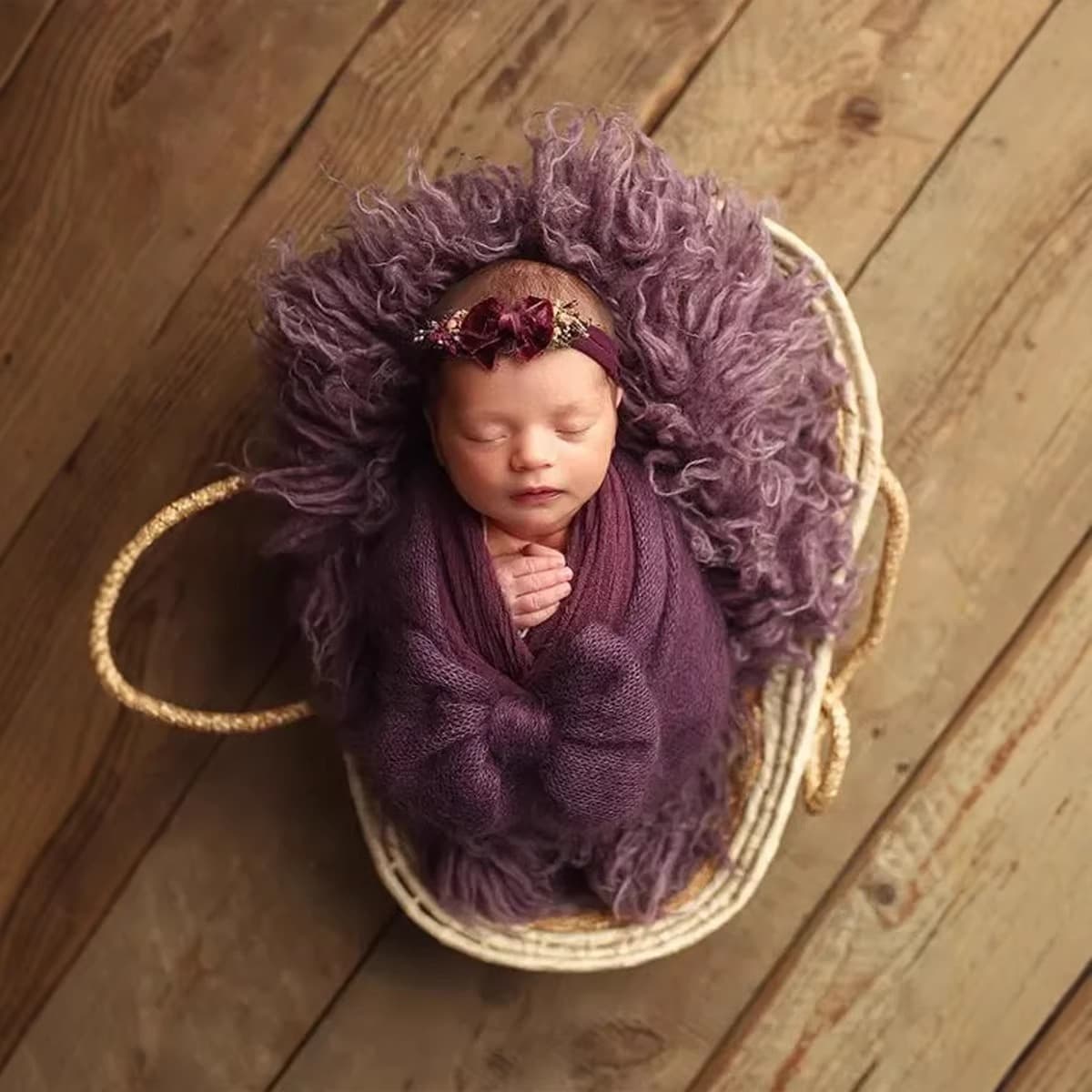Amazon Kids Knitted Mohair Photography Wrap Newborn Photo Prop Butterfly Blanket Scene Decoration
