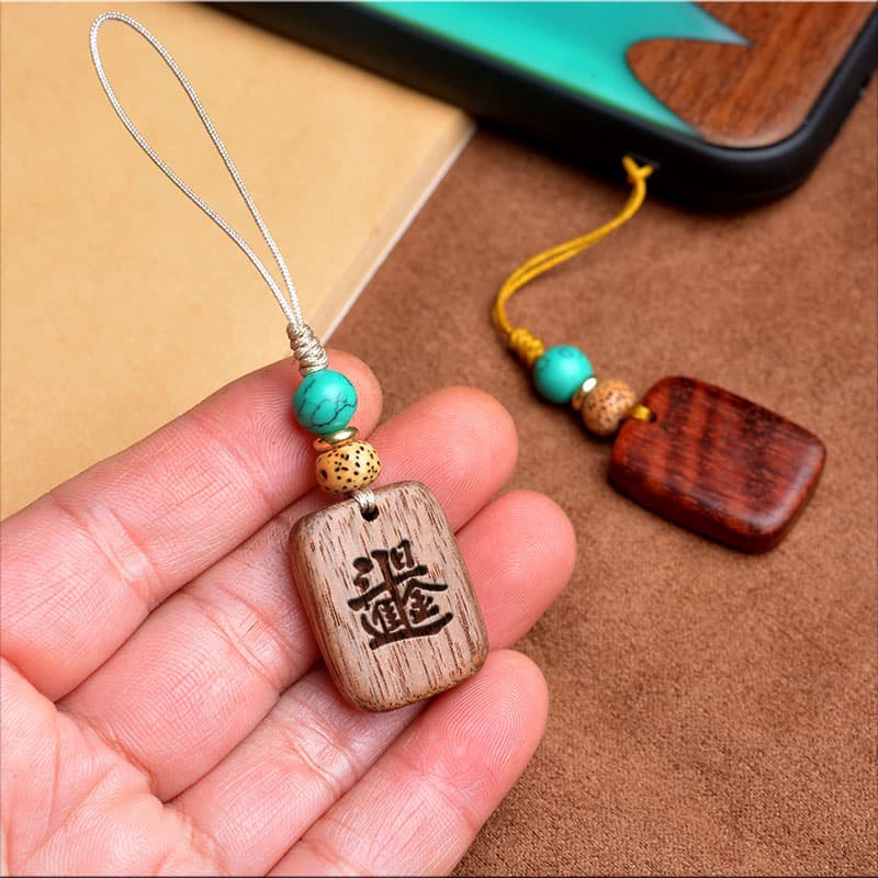 Handmade sandalwood ic+id two-in-one dual-frequency card copy community access control ic card elevator card cuid mobile phone NFC card