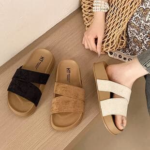 Birkenstock Style Sandals for Women, 2026 New Trendy Summer Outdoor Niche Versatile Beach Slippers with Dresses