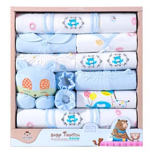 Newborn Gift Box Baby Clothes Set Spring Summer Autumn Pure Cotton Full Moon Baby Gift Mother and Baby Supplies