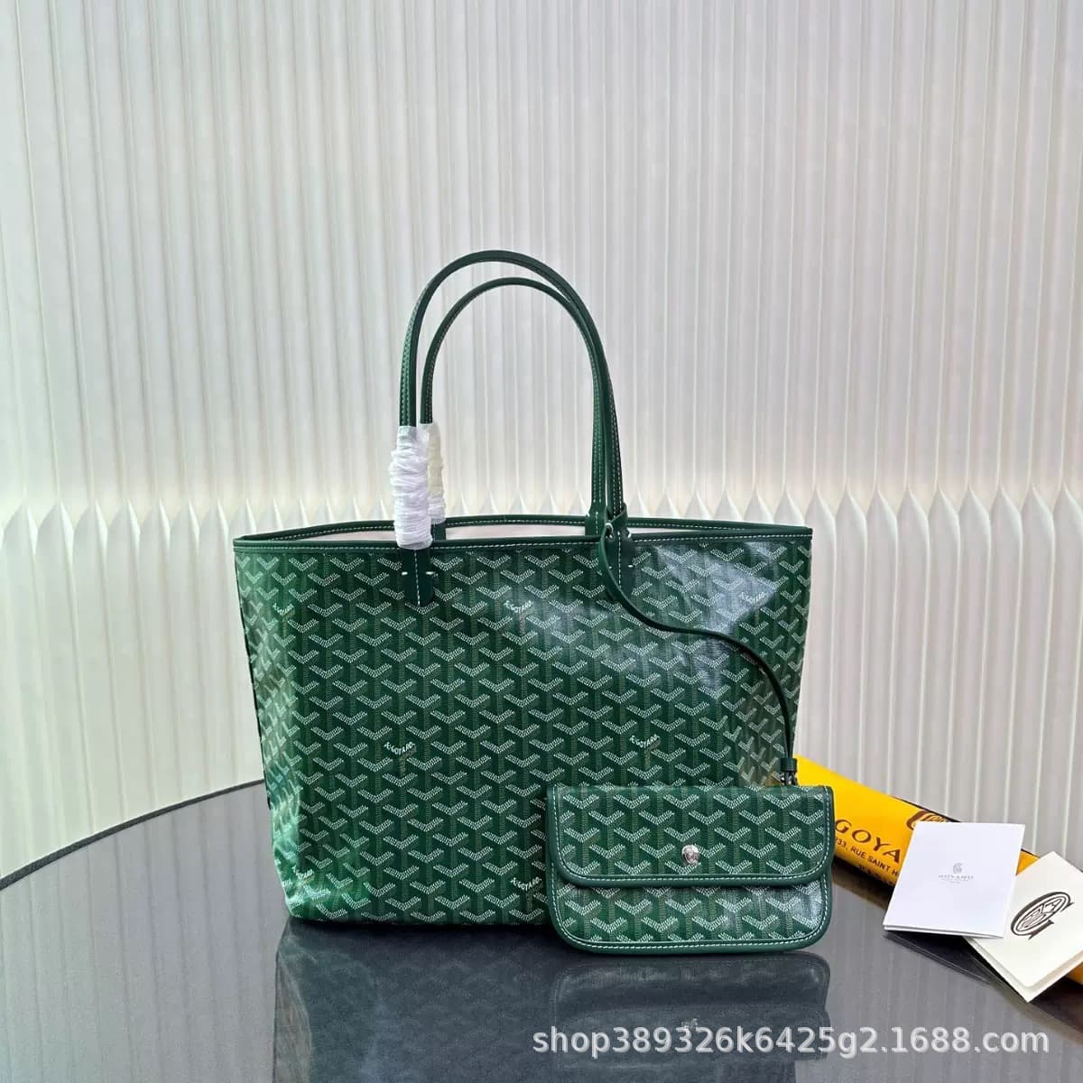 Goyard Dog Tooth Bag Goyard Underarm Tote Printed Handbag Mother-and-Child Large Capacity Shopping Bag Versatile Commuter Bag