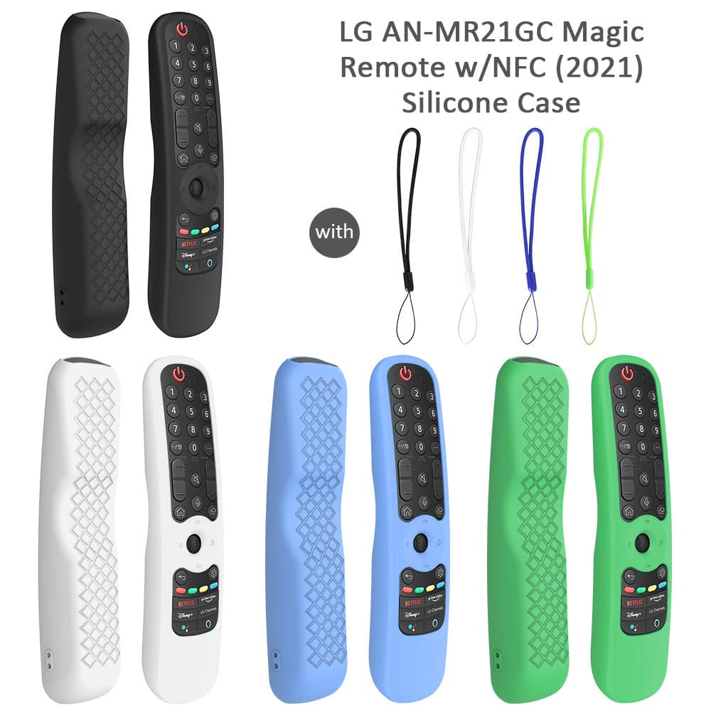 Full Coverage Silicone Protective Case for New LG AN-MR21GC MR21N/21GA TV Remote