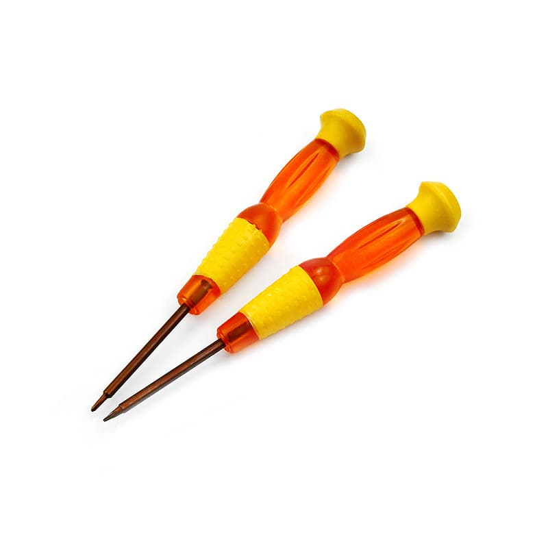 Transparent Gourd Handle Screwdriver Set 5-Star 0.8, Phillips 1.5