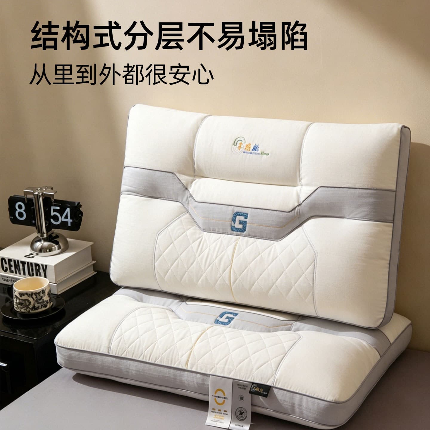 New Zero Pressure Cabin Pillow Home Use Pillow Core Comfortable Neck Support Pillow Student Dorm Home Pillow Wholesale
