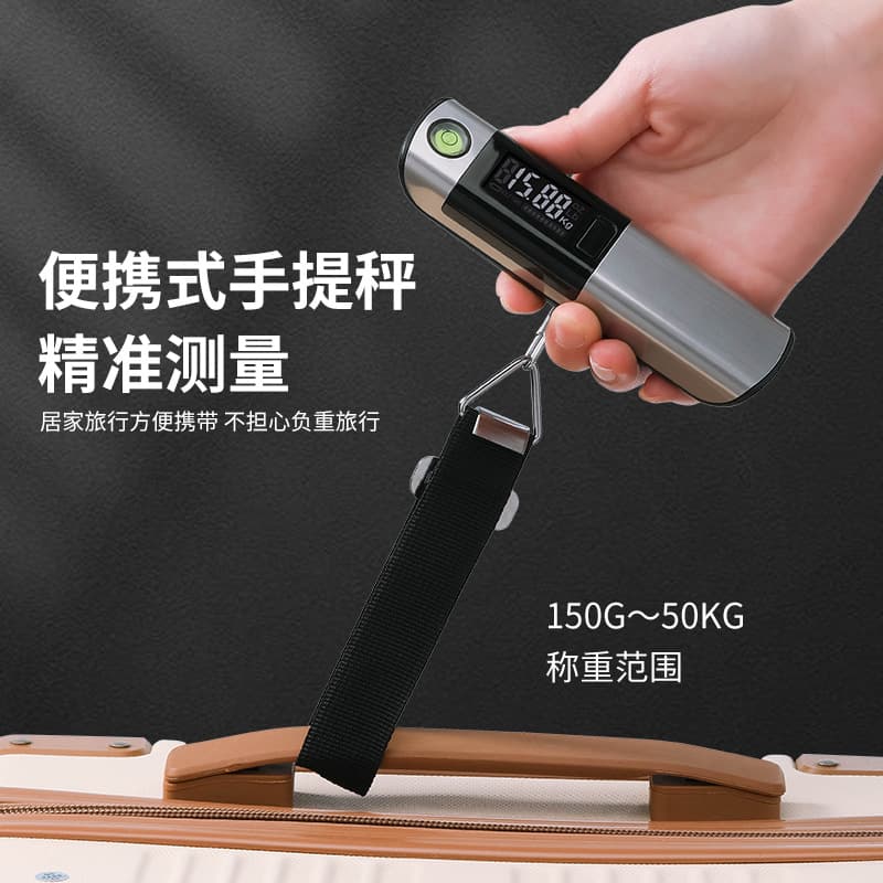 Haoyue Weighing Instrument Electronic Scale, Luggage Scale with Pull Tape 50KG, BSCI Certified Factory Portable Scale