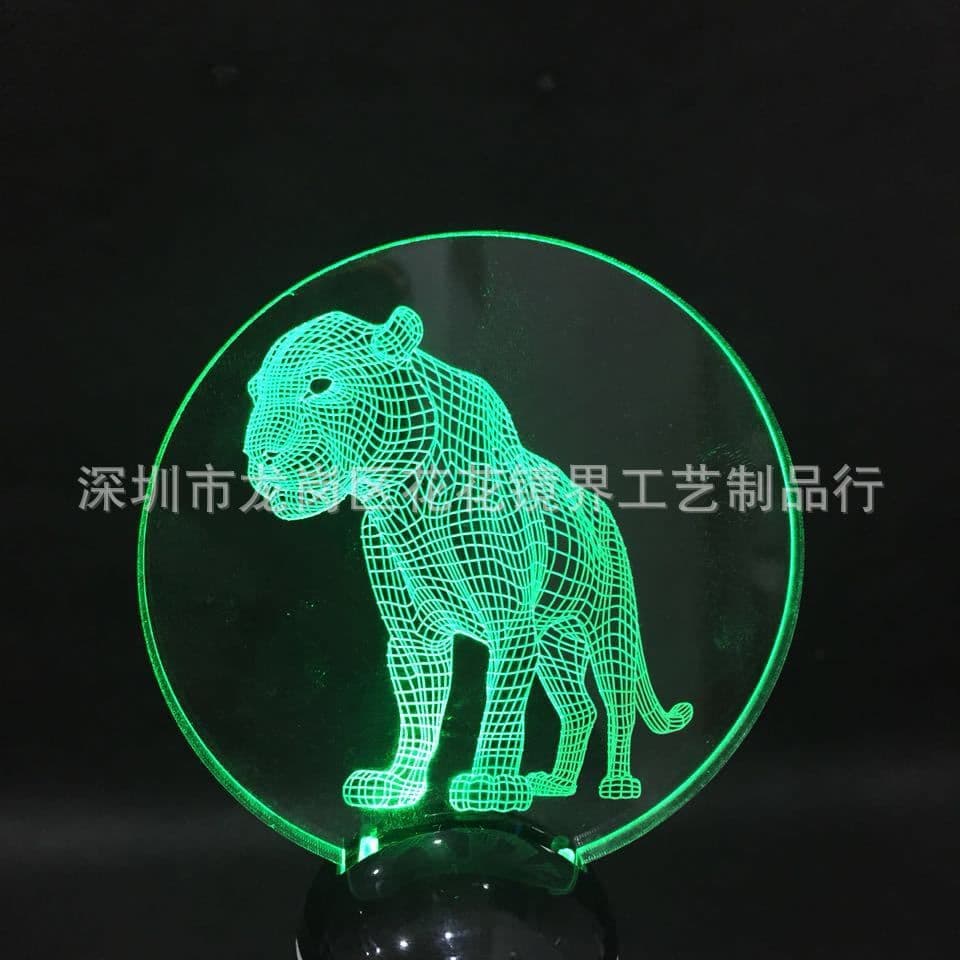 Custom Wood Board Laser Engraving, Wooden Sign Acrylic Lens Night Light with UV Printing