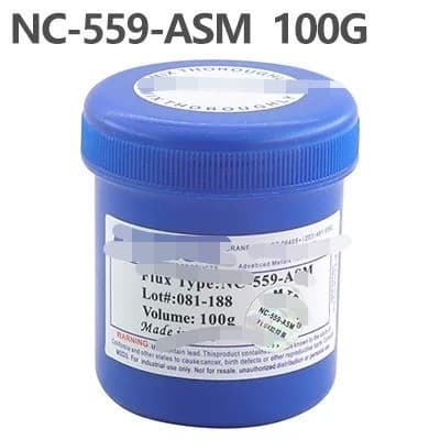 NC-559-ASM Eco-Friendly No-Clean BGA Solder Paste, Ball Mounting Flux, 100G Bottle Solder Grease