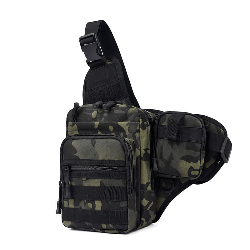 Outdoor Bag Multifunctional Saddle Bag Outdoor Storage Bag Shoulder Bag Amazon Lure Fishing Tackle Bag Tactical Crossbody Bag