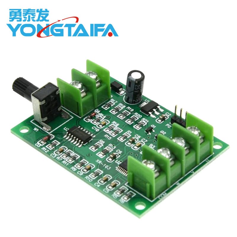 [Improved Version] Brushless DC Motor Driver Board Speed Controller for CD/DVD Hard Drive Motor 7V-12V