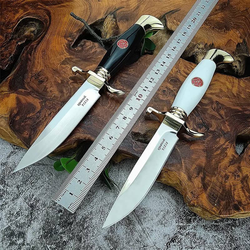 Patriot II Outdoor Personal Survival Knife Meat Eating Barbecue Small Straight Knife Self Defense Tool for Wilderness Survival