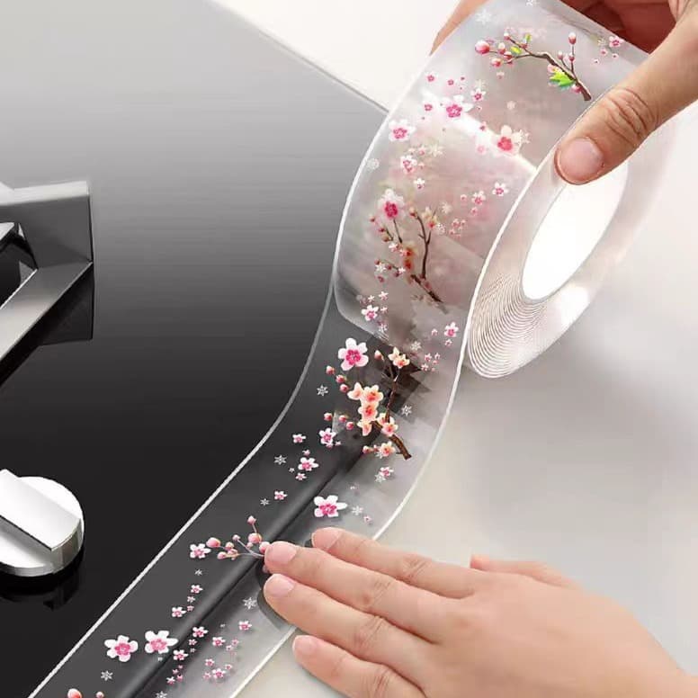 Waterproof and mildew-proof tape for kitchen grout lines, moisture-proof and waterproof strips, and anti-mildew tape for bathroom toilet gaps and wall corner moldings.