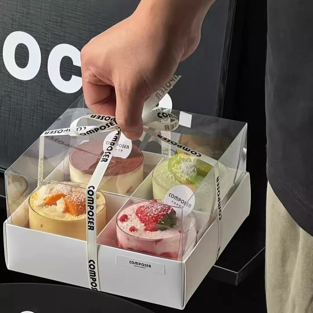 46 Four Six Palace Tea Break Box Spring Outing Picnic Box with Packing Box Afternoon Tea Dessert Box Cake Packaging Box