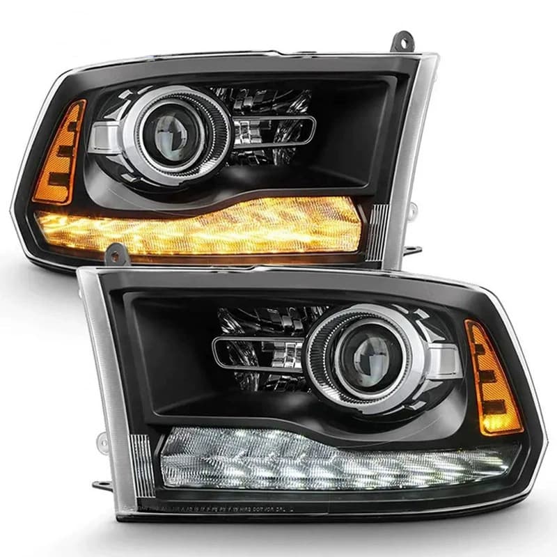 Compatible with 2013-2018 Dodge Ram 1500 Headlight Front Lamp Dodge Ram Headlight