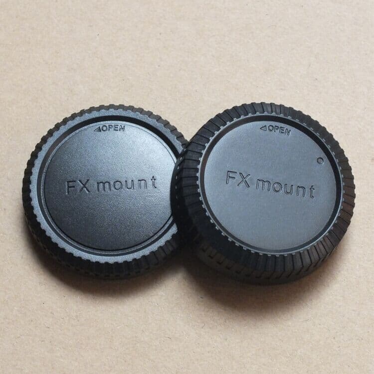 Compatible with Fujifilm Mirrorless Cameras XA1 XA2 XA3 XA10 XT10 XT20 XM1 Body Cap and Rear Lens Cap