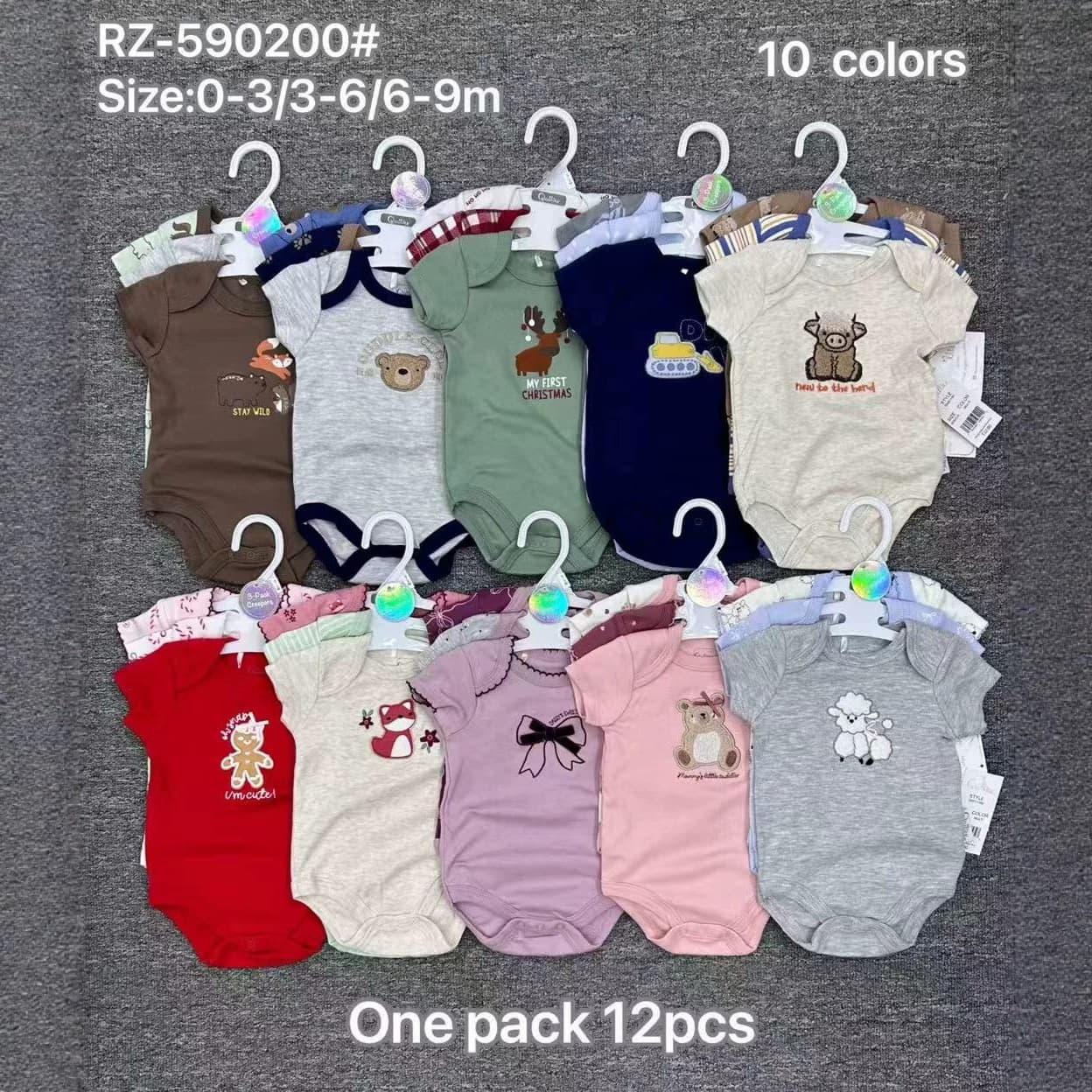 Baby Boy and Girl Clothes, Full Moon Gift, Newborn Clothes, Original Export Onesie, Newborn Clothes