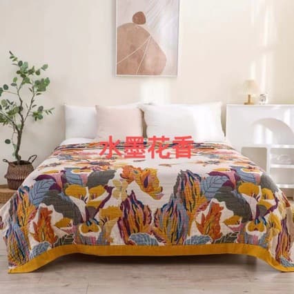 New pure cotton gauze throw blanket for single/double use, all-cotton towel quilt, four-season nap blanket, air-conditioning sheet, bed sheet nap cover