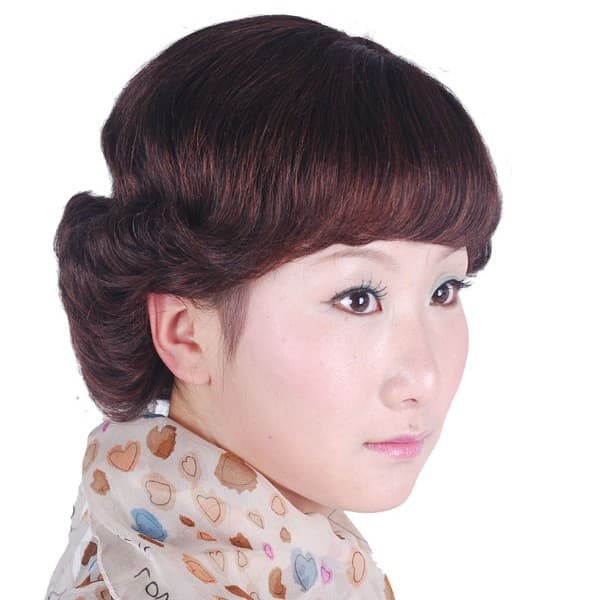 Full Wig, Real Hair Wig, Real Hair, Fashionable Women's Real Hair, Real Hair Wig, Factory Direct Sales