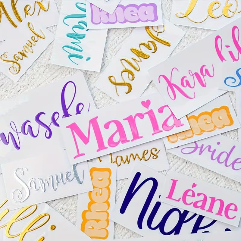 Personalized Custom Name Label Stickers Custom Label Stickers Name Sticker Art Stickers