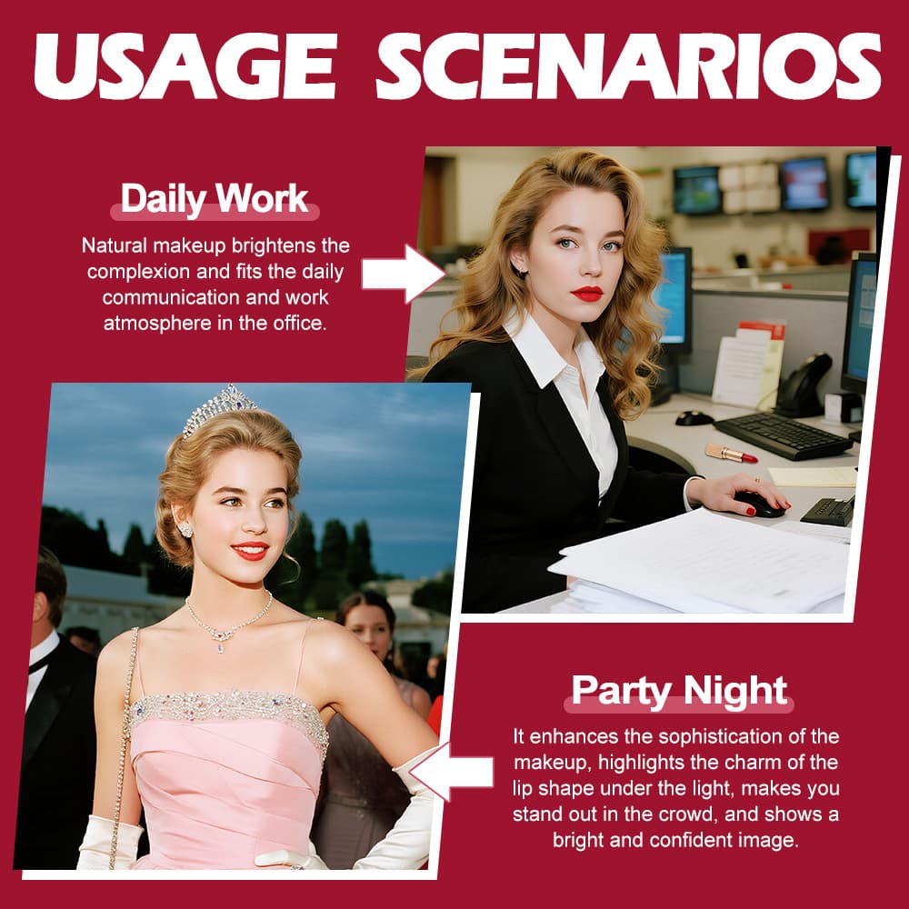O'CHAIN Cross-border In Stock Lipstick - Non-stick Cup, Fade-proof, Waterproof, Long-lasting, Matte Finish