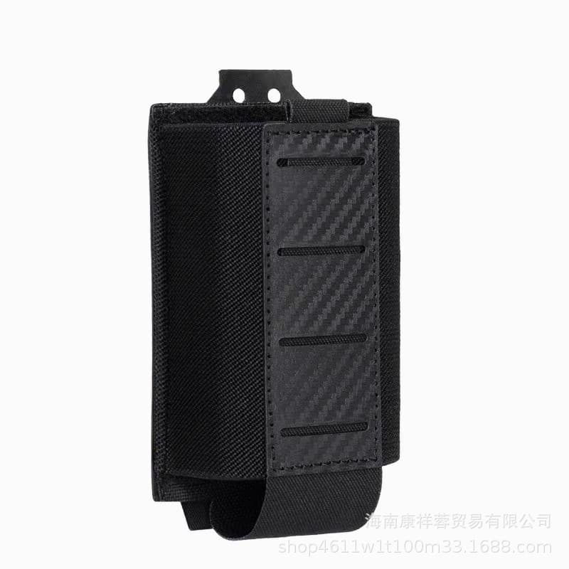Xiaogangscorpion 5.56/9mm single-joint quick-draw sleeve military fan waistband tactical high-rebound carbon fiber pattern quick-draw set