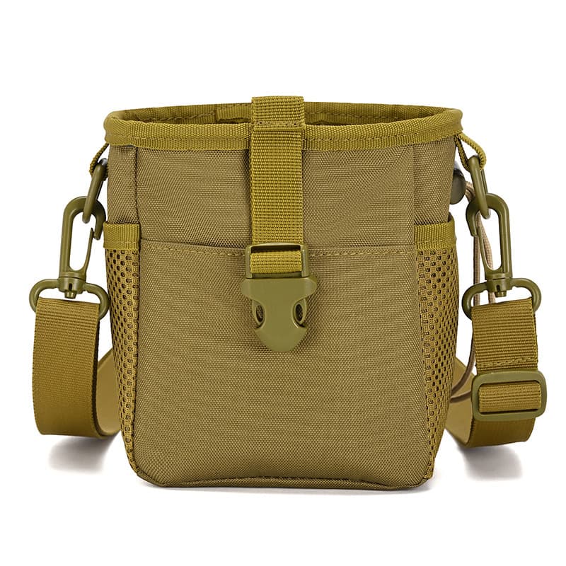Outdoor tactical multifunctional waist bag, portable slingshot storage bag, shoulder crossbody bag, waterproof and wear-resistant camouflage small shoulder bag