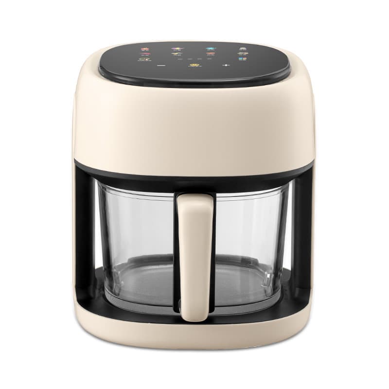 New Cross-Border Air Fryer, Large Capacity, Smart Transparent Window, No-Turn Electric Fryer, Customized for Export