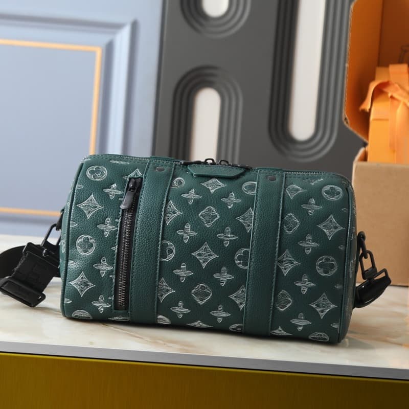 Spot cross-border selection of black flower men's bag collection messenger bag shoulder bag crossbody bag handbag backpack travel bag