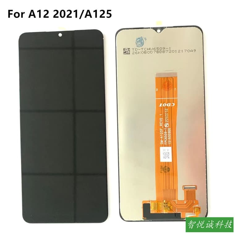 Compatible with Samsung A125 Screen Assembly A12 2021 LCD Display A125FD Original Internal Screen Touch Screen