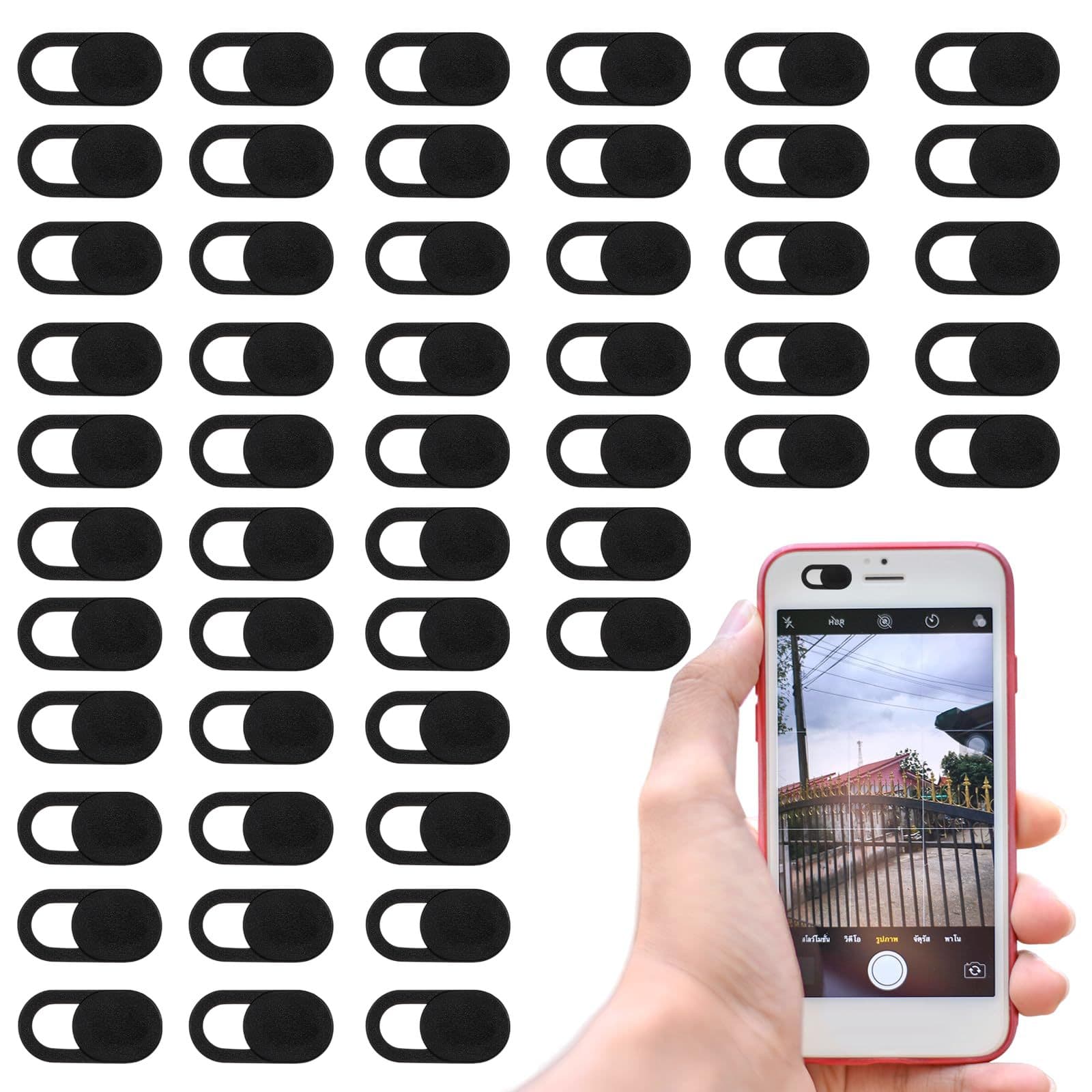 50pcs Privacy Webcam Cover Slider for Phone, Computer, and Laptop Camera Lens Protection