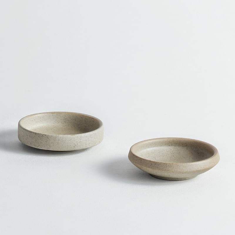 Rustic Vintage Ceramic Sushi Sauce Dish Appetizer Plate Specialty Tableware Seasoning Dipping Dish Vinegar Dish Cold Dish Plate