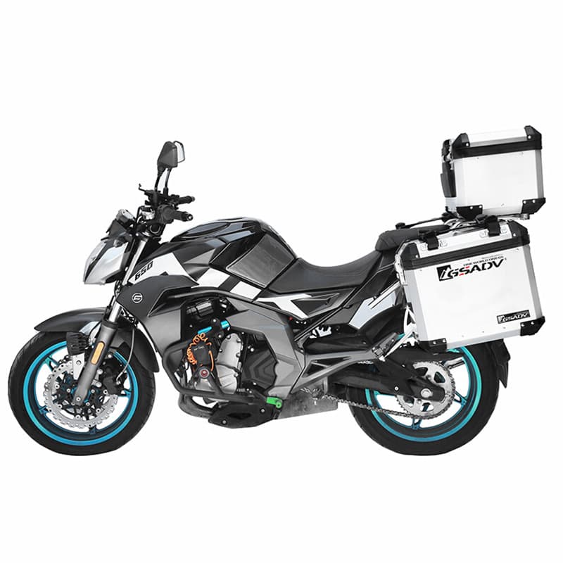 GSADV Aluminum Alloy Adventure Side Cases and Top Case Modification Accessories for CFMoto 650NK 400NK