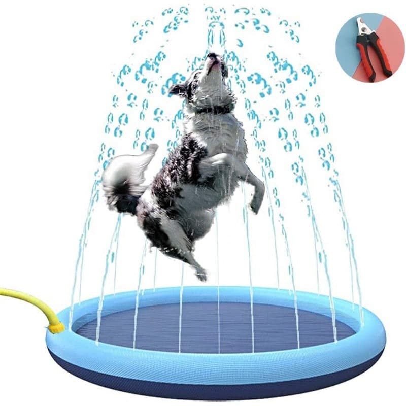 Cross-Border Manufacturer Pet Swimming Pool Water Spray Mat Pool Non-Slip Children's Outdoor Sprinkler Splash Pad Water Play Pool