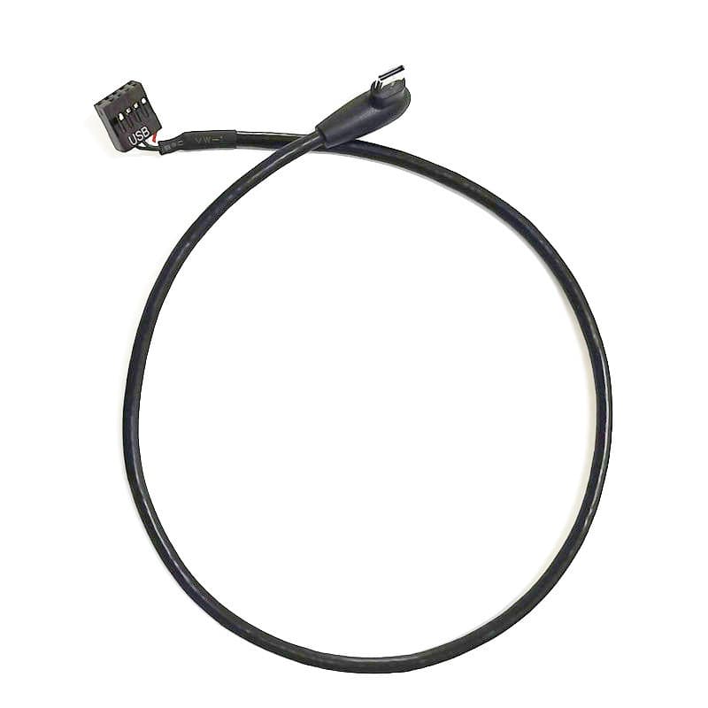 Computer Motherboard Serial Port Secondary Screen Internal Chassis Connection Cable 9-Pin USB Dupont Wire to Type C Right-Angle Data Cable