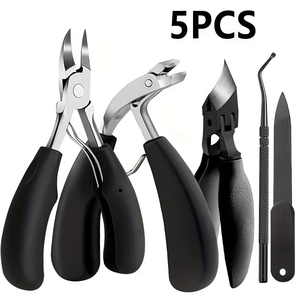 Cross-border Ingrown Toenail Clipper Set, Hawk-bill Pliers, Pedicure Pliers, Thick Toenail Clipper Tool, Scraper