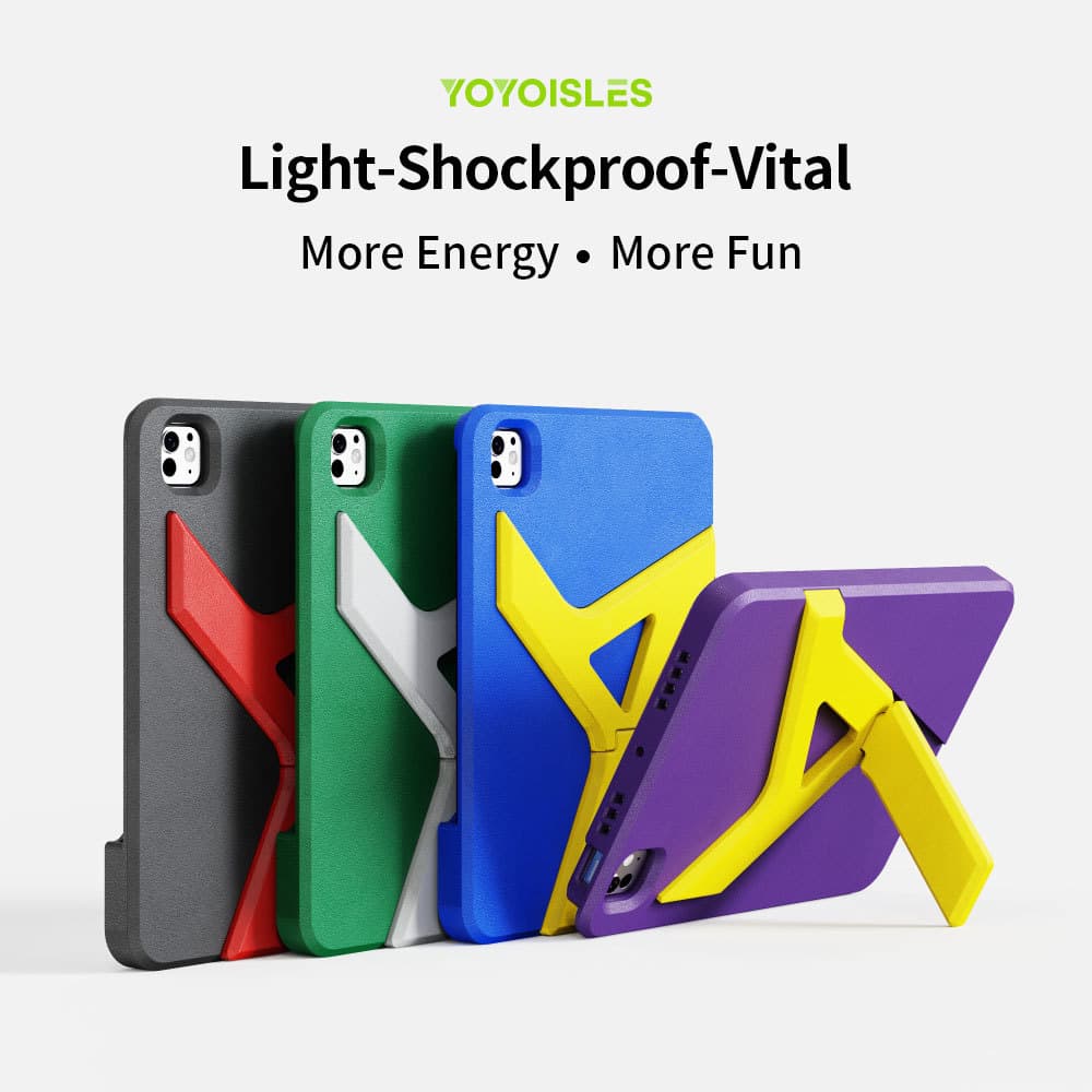 Cross-border applicable iPadPro11 2025 stand tablet case iPad10.9 inch anti-fall EVA protective case wholesale