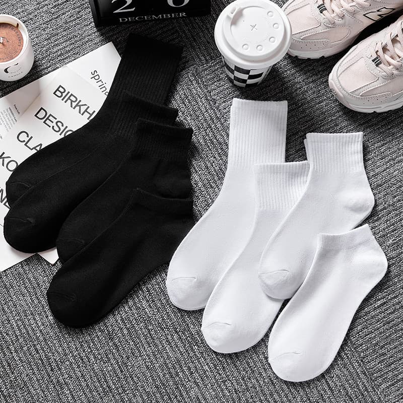 Autumn/Winter Men's Sports Cotton Socks Couple Mid-Calf Basketball Trendy Long Socks Wholesale
