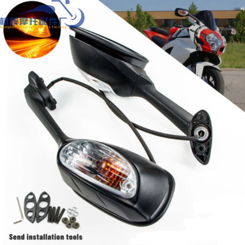 Turn Signal Rearview Mirror for Suzuki GSXR600/750 06-22 GSXR1000 05-16 K11