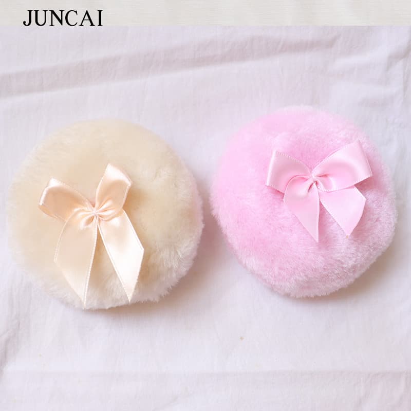 Talcum Powder Puff, Round Setting Powder Puff, Long-Haired Loose Powder, Special Loose Powder Makeup Tool, Super Soft Velvet Puff