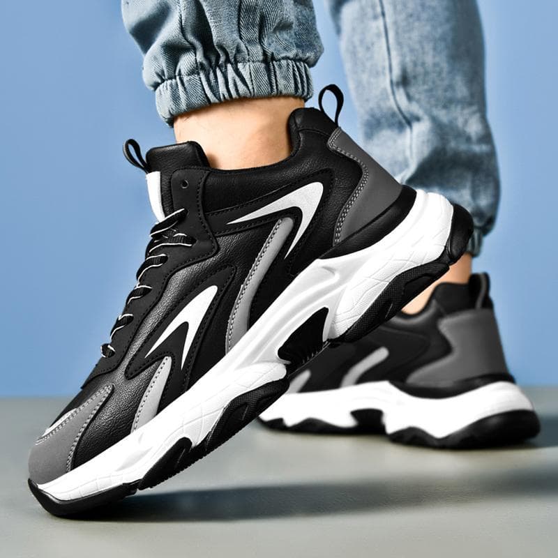 [Factory Direct] Single Shoes + Cotton Shoes Autumn/Winter Sports Casual Shoes Men's Large Size Dad Shoes