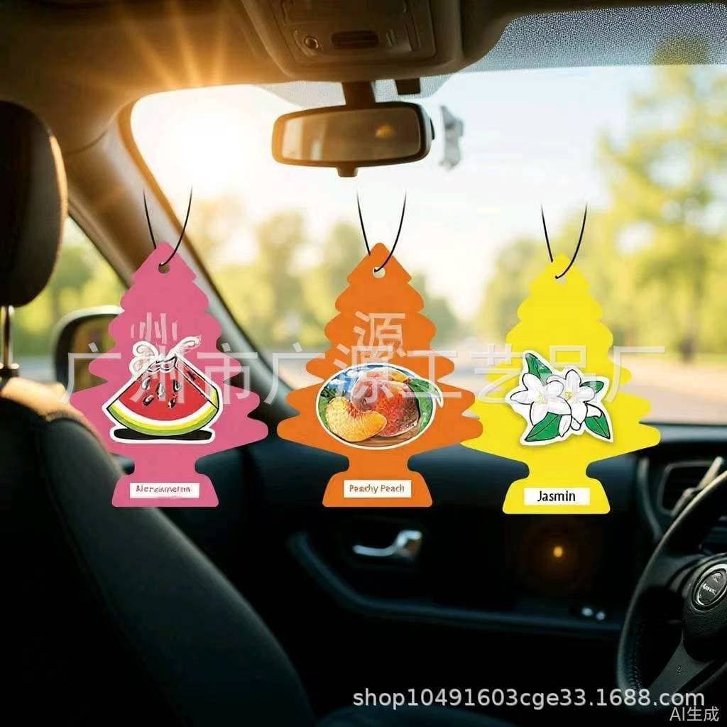 Hot selling Amazon car fragrance tablets wholesale creative cartoon Christmas fragrance tablets supply trendy brand personalized car fragrance tablets