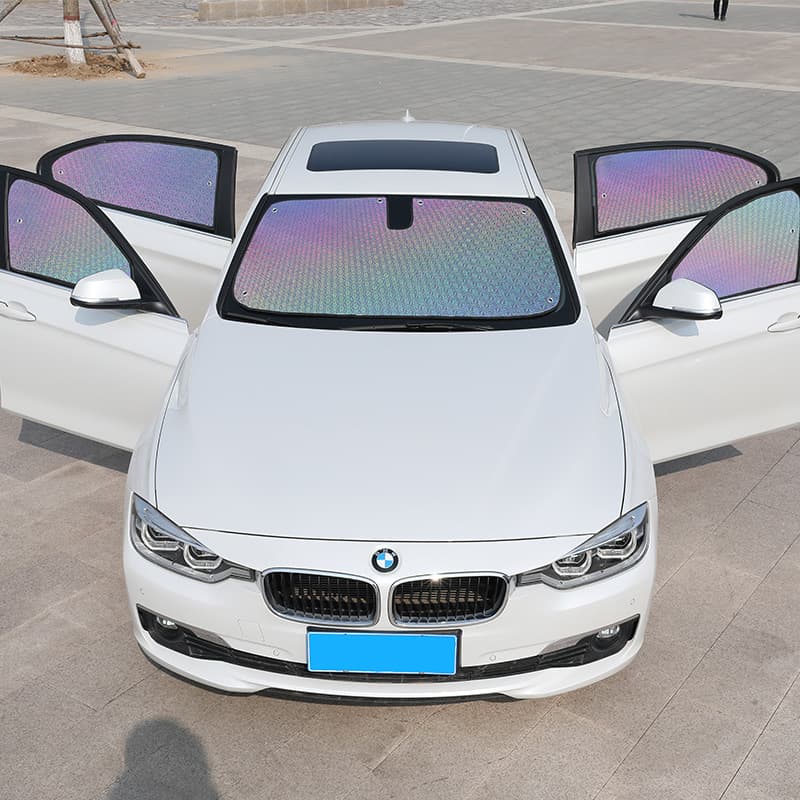 Cross-border Car Curtain Sunshade Sun Protection Heat Insulation Sun Visor Car Front Windshield Shade
